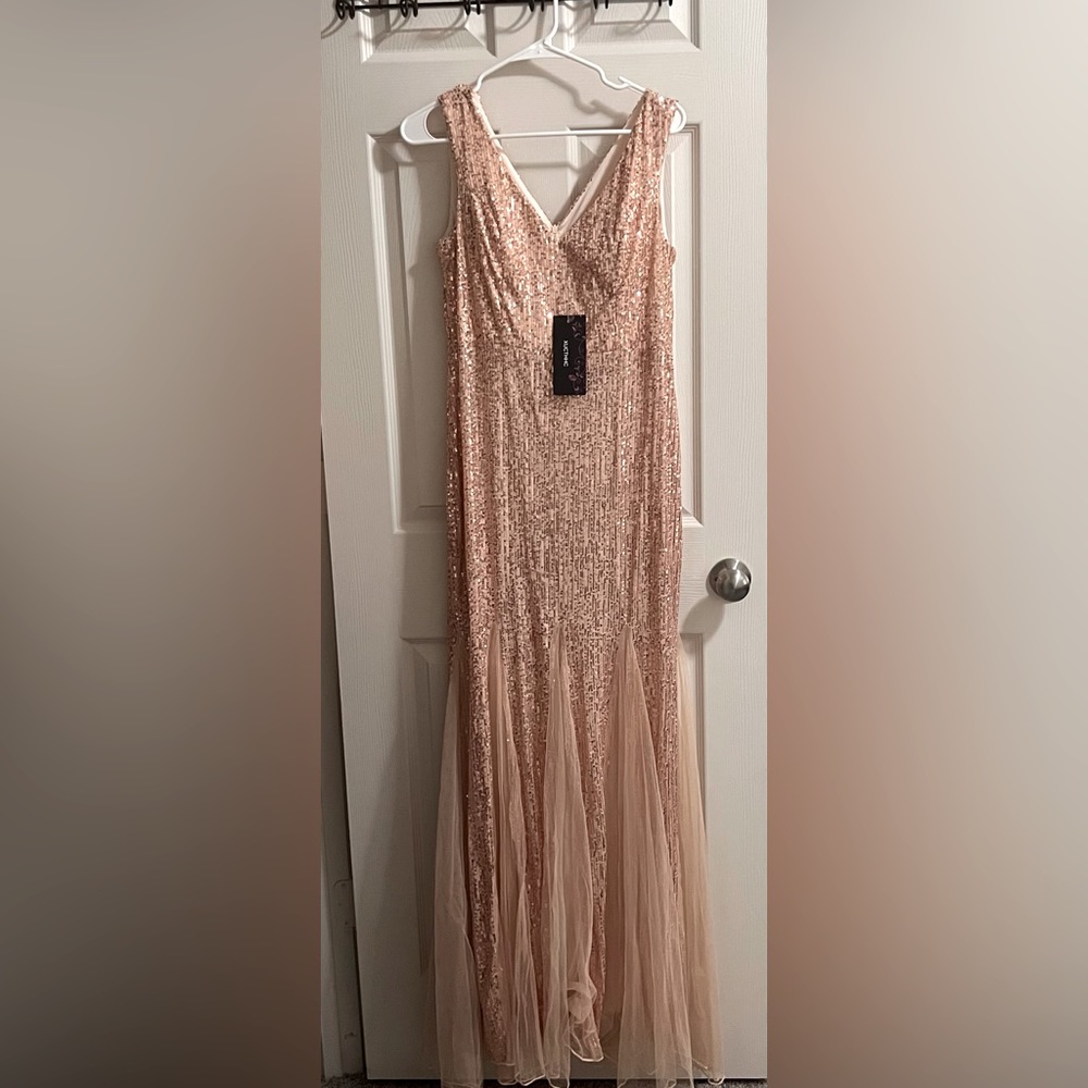 Brand New Rose Gold Formal Gown